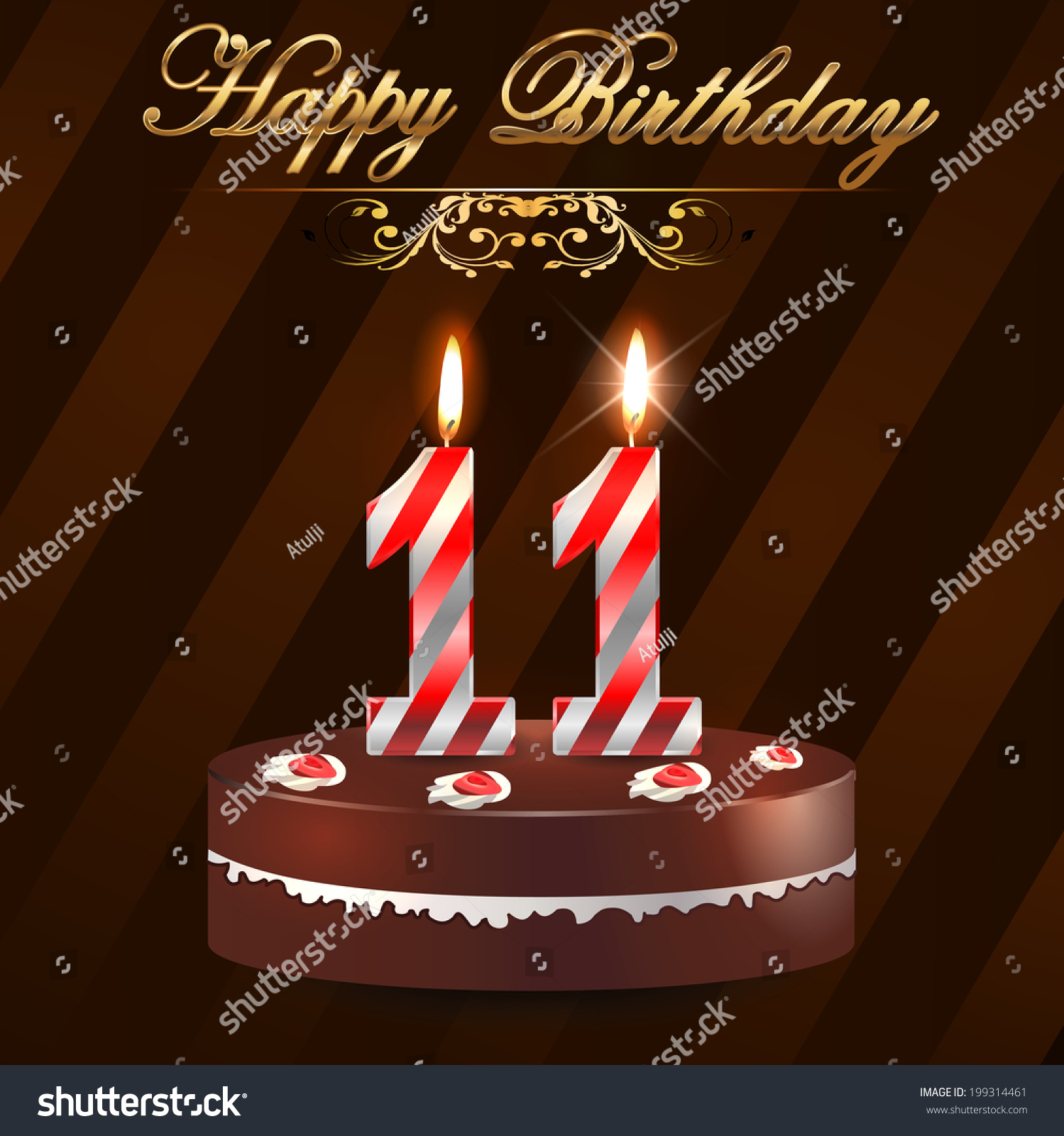 Happy 11th Birthday Cake Happy 11th Birthday Cake
