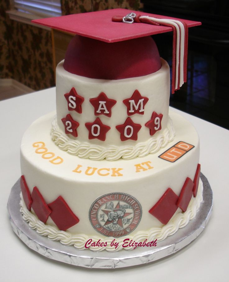 High School Graduation Cake Decorations