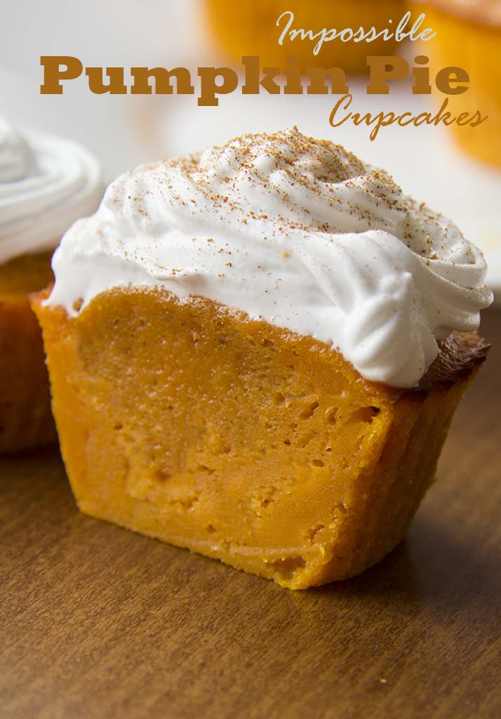 Impossible Pumpkin Pie Cupcakes Impossible Pumpkin Pie Cupcakes