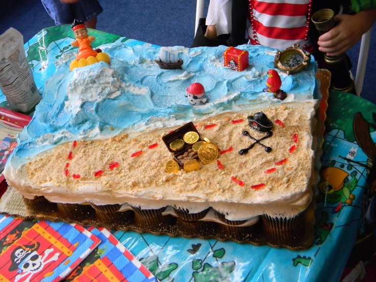 Jake and Neverland Pirates Birthday Cake Jake and Neverland Pirates Birthday Cake