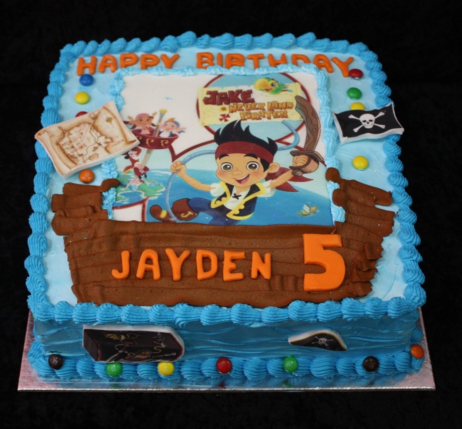 Jake and Neverland Pirates Cake Jake and Neverland Pirates Cake