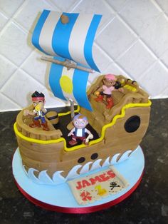 Jake and the Neverland Pirates Birthday Cake Jake and the Neverland Pirates Birthday Cake