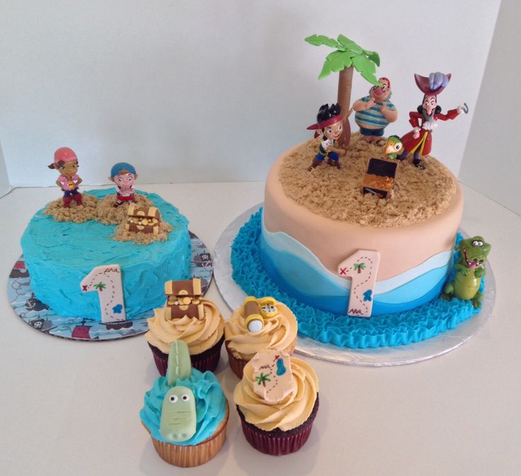 Jake and the Neverland Pirates Cupcakes Jake and the Neverland Pirates Cupcakes