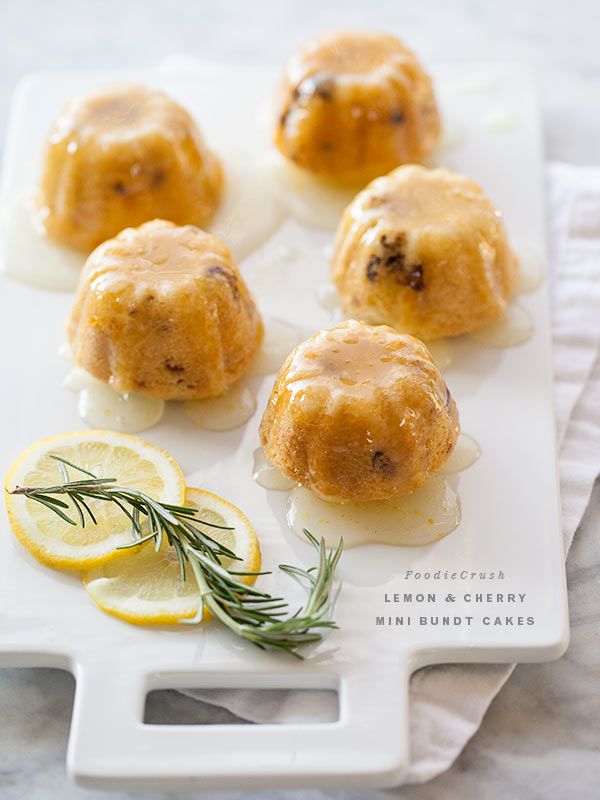 Lemon Mini Bundt Cakes Recipe