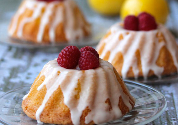 Lemon Mini Bundt Cakes Recipe