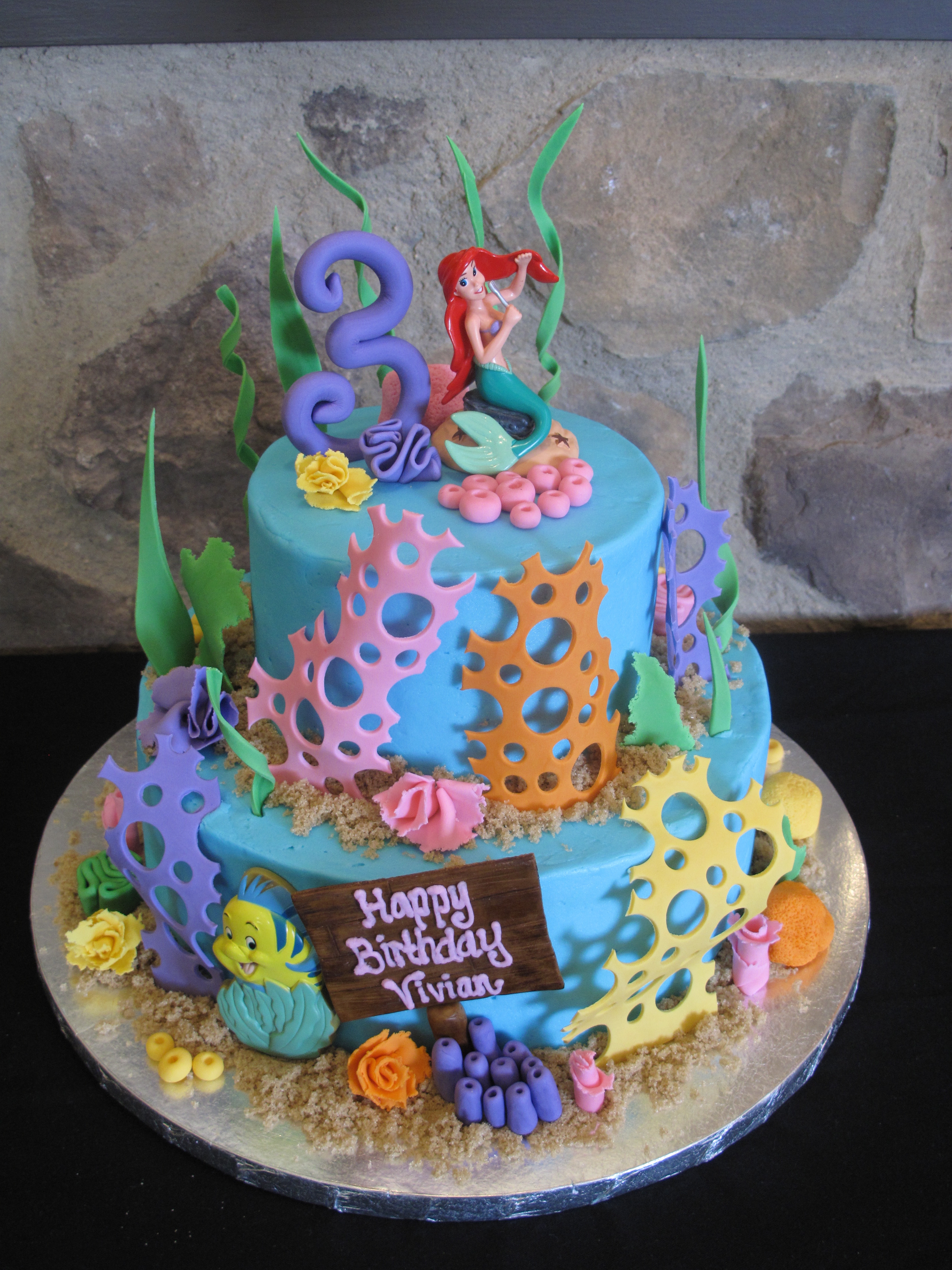 Little Mermaid Cake Little Mermaid Cake