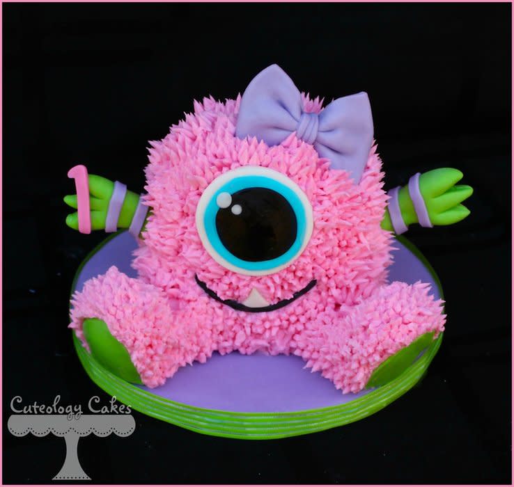 11 Photos of Girly Monster Cakes Cute 11 Photos of Girly Monster Cakes Cute