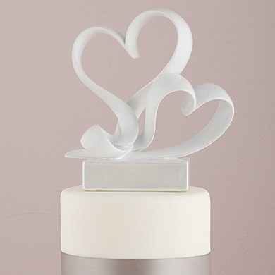 Love & Heart Wedding Cake Topper Love & Heart Wedding Cake Topper