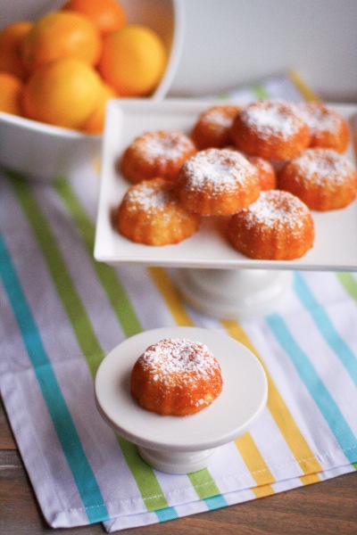 Meyer Lemon Mini Bundt Cakes