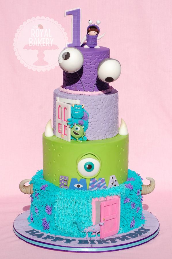 10 Photos of Cute Monsters Inc Cakes 10 Photos of Cute Monsters Inc Cakes