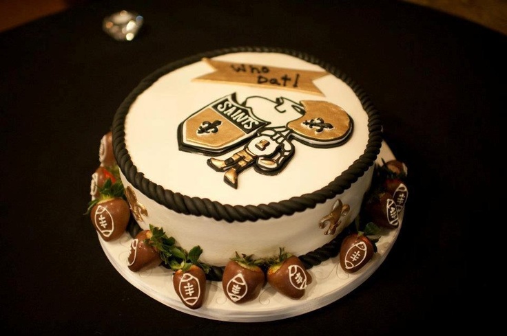New Orleans Saints Birthday Cake New Orleans Saints Birthday Cake