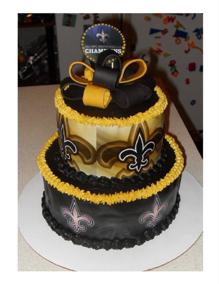 New Orleans Saints Cake New Orleans Saints Cake