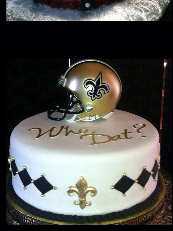New Orleans Saints Cake New Orleans Saints Cake