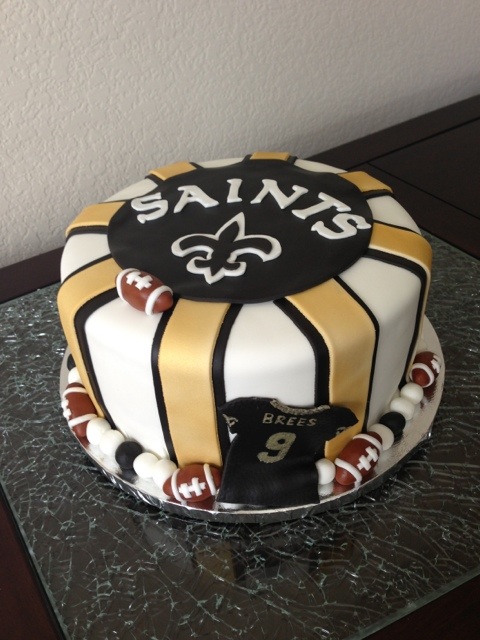 New Orleans Saints Cake New Orleans Saints Cake