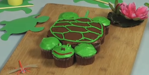 Ninja Turtle Pull Apart Cupcake Cake Ninja Turtle Pull Apart Cupcake Cake