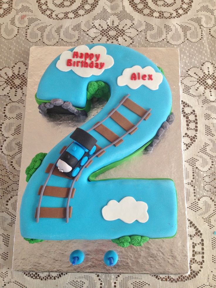 Number 2 Birthday Cake Number 2 Birthday Cake