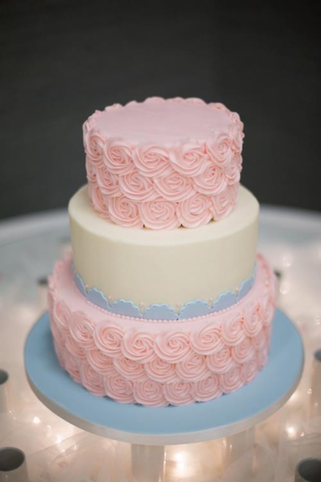 12 Pink And Blue Wedding Cakes Photo Cake Pink And Blue Wedding Cake