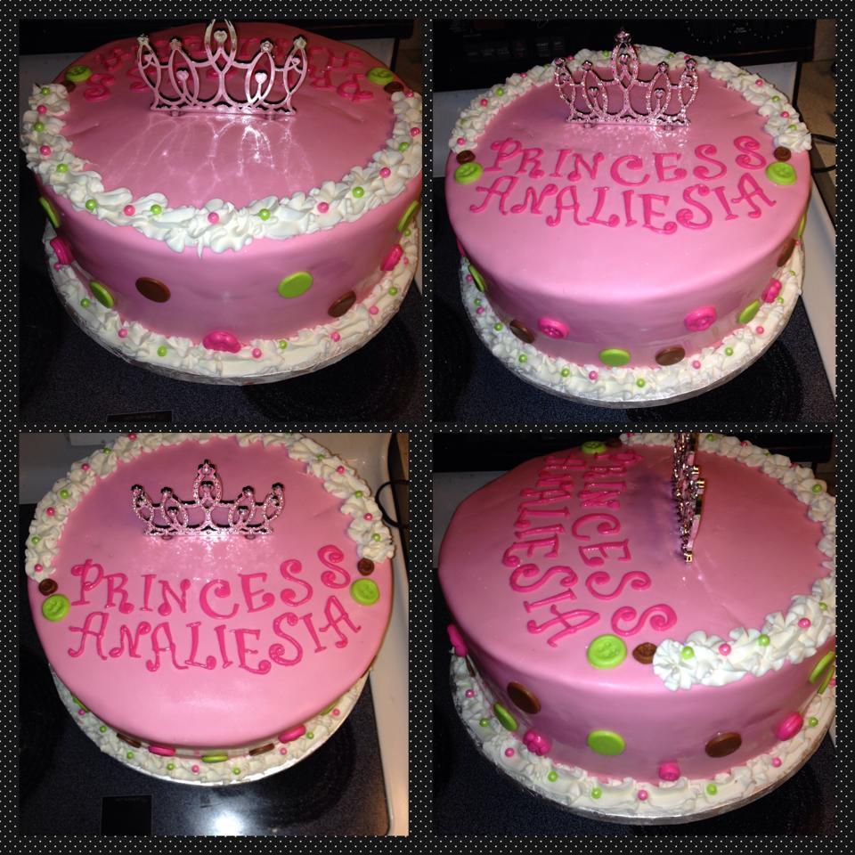 Princess Girly Birthday Cake Princess Girly Birthday Cake