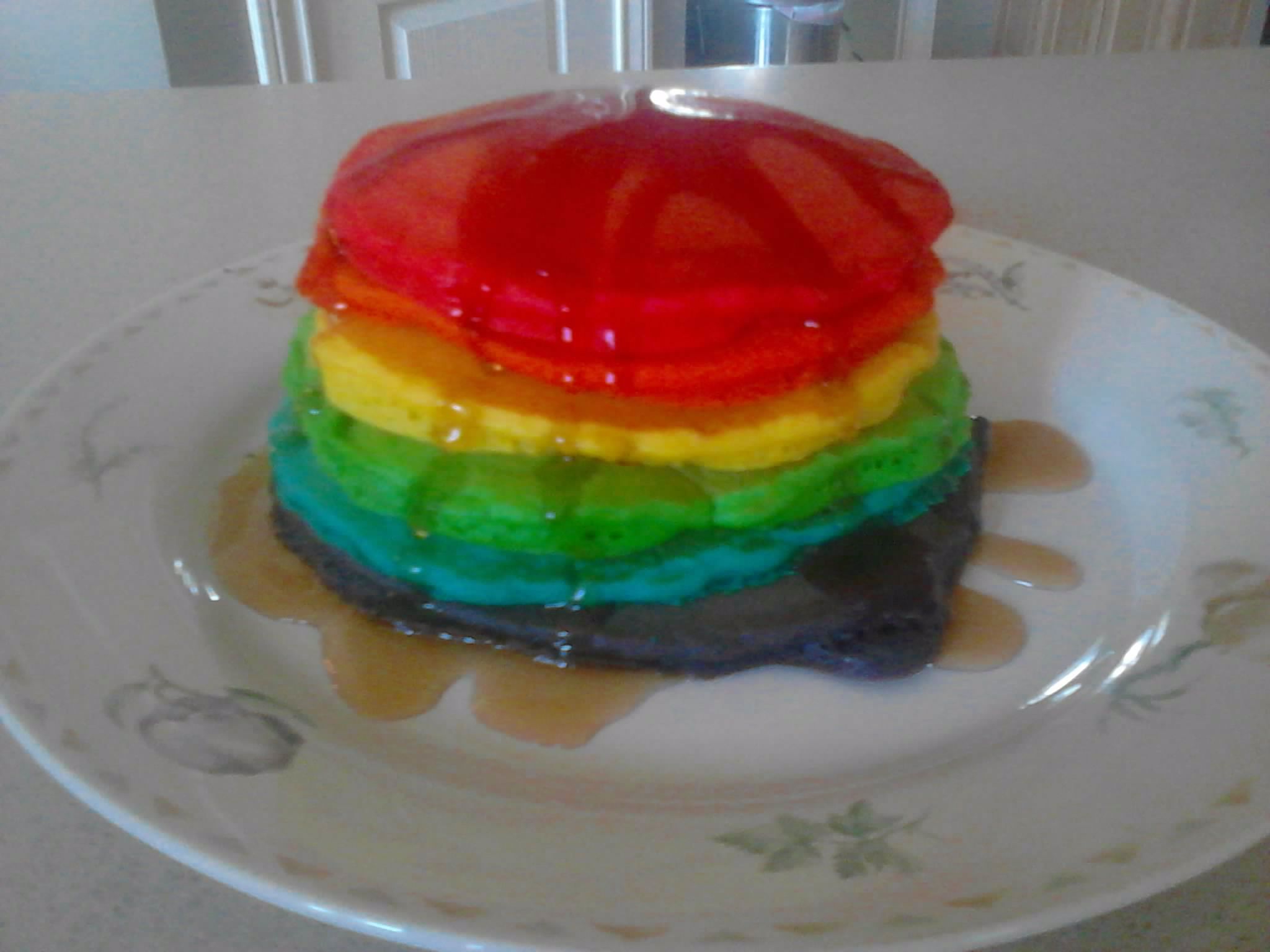 Rainbow Pancakes Rainbow Pancakes