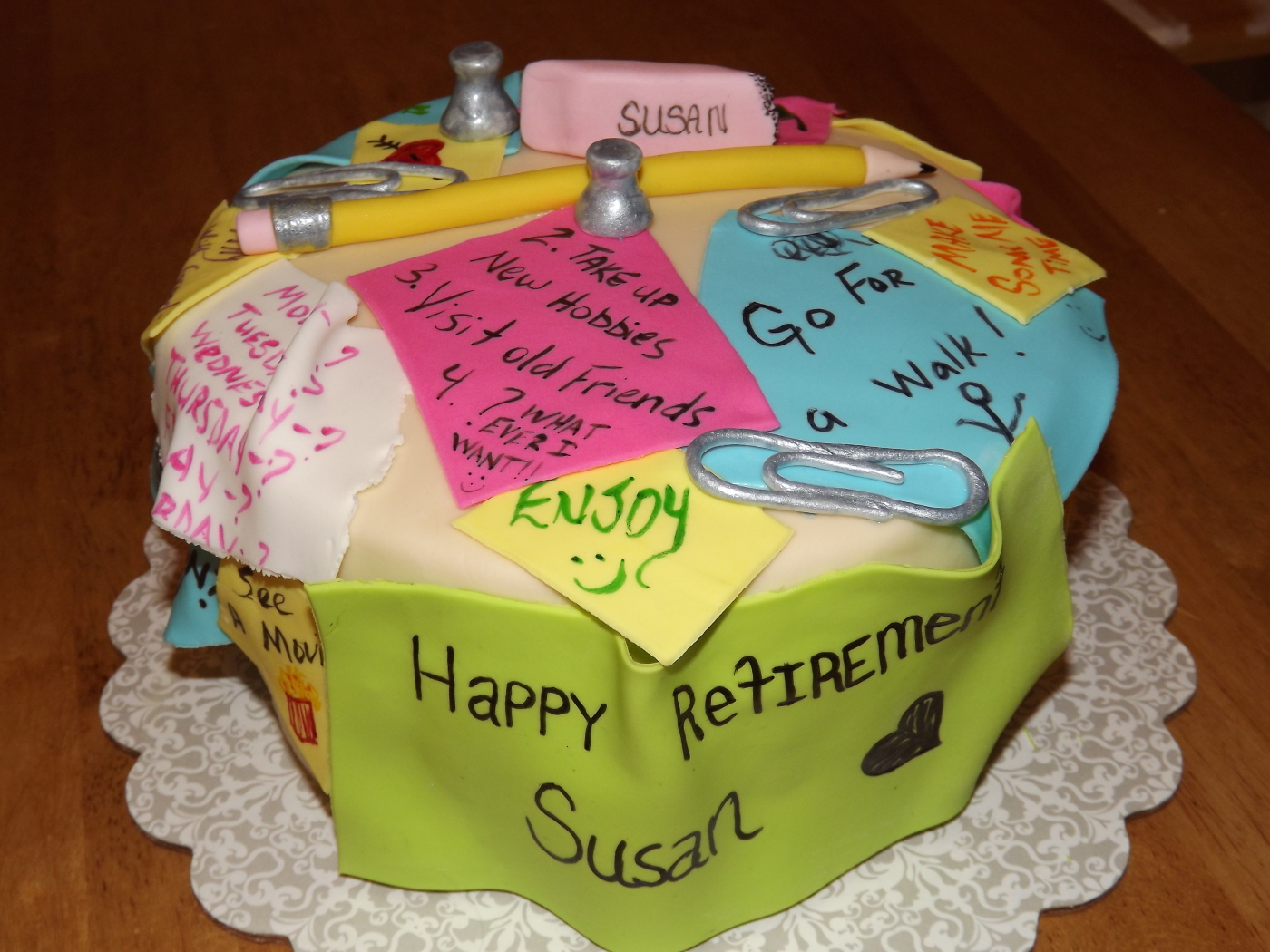 Retirement Cake Idea