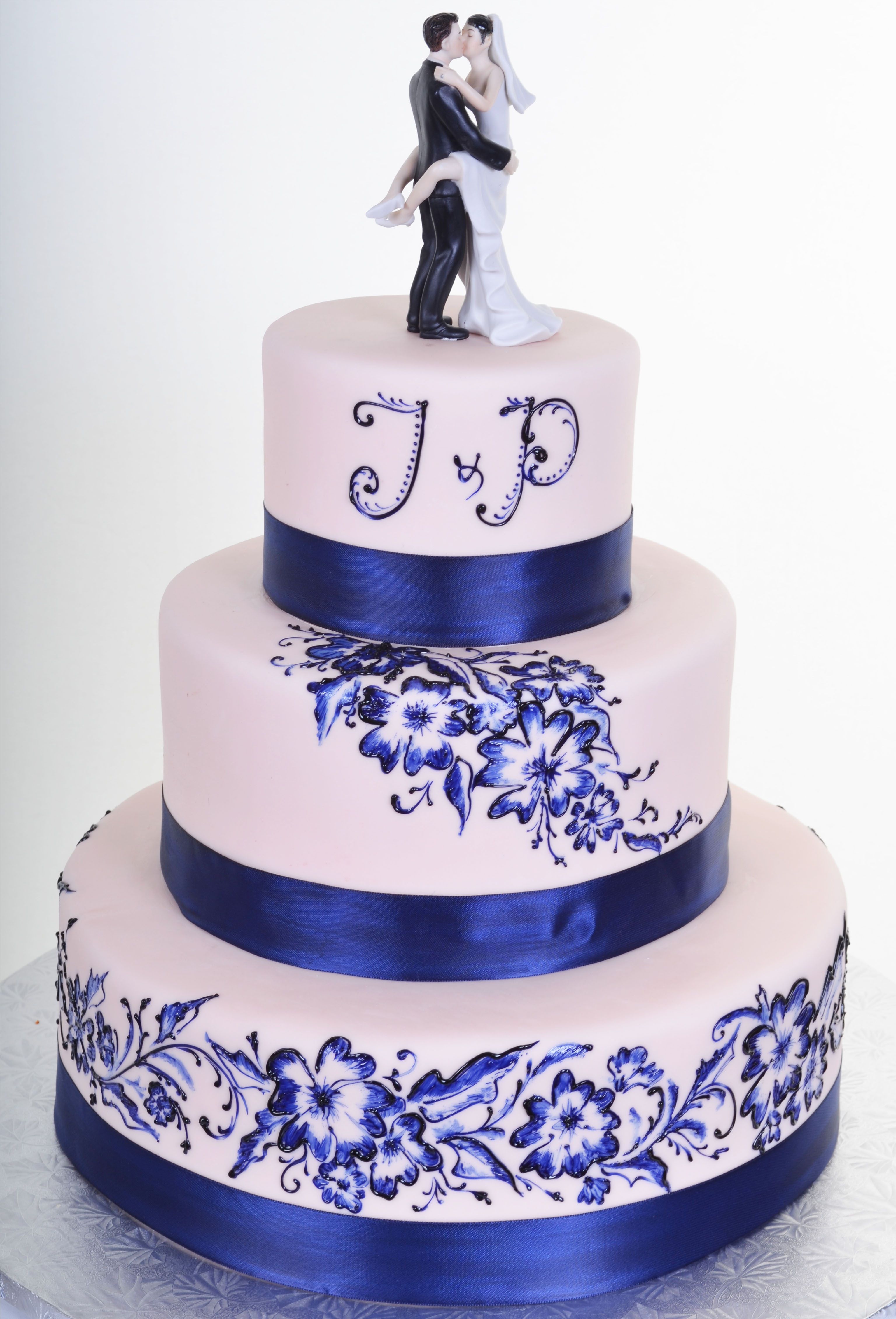 Royal Blue Wedding Cake Royal Blue Wedding Cake