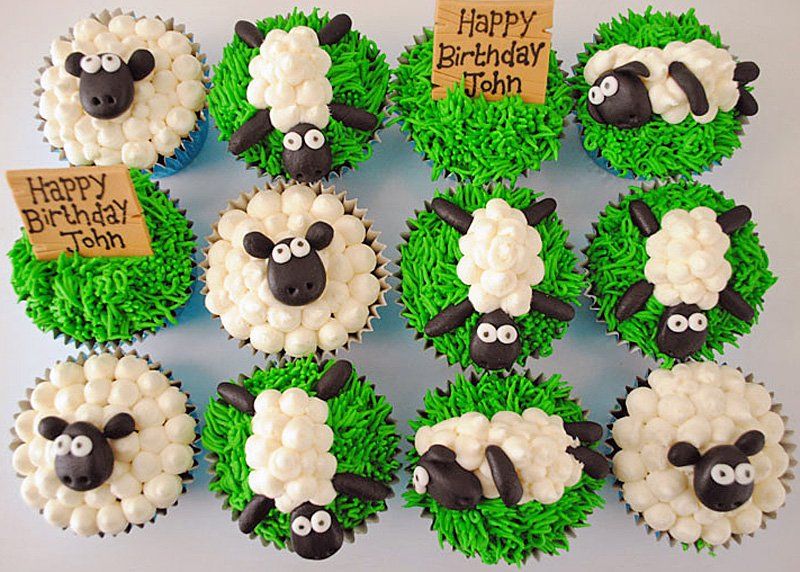 Shaun the Sheep Cupcakes Shaun the Sheep Cupcakes