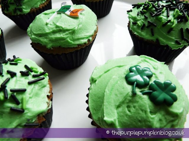 St. Patrick's Day Green Cupcakes St. Patrick's Day Green Cupcakes