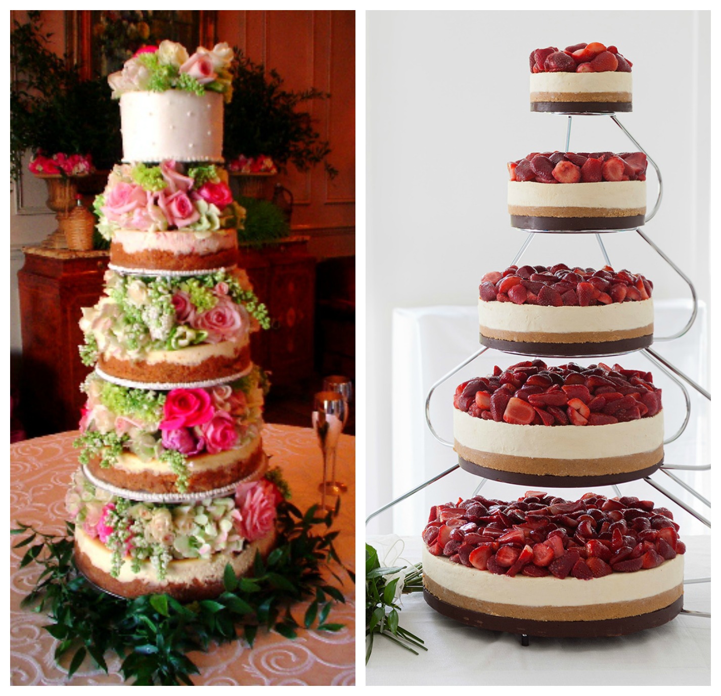 Tiered Cheesecake Wedding Cake Tiered Cheesecake Wedding Cake