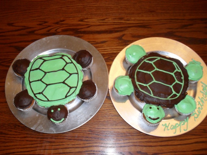 Turtle Pull Apart Cupcake Cake Turtle Pull Apart Cupcake Cake