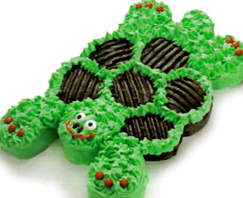 Turtle Pull Apart Cupcake Cake Turtle Pull Apart Cupcake Cake