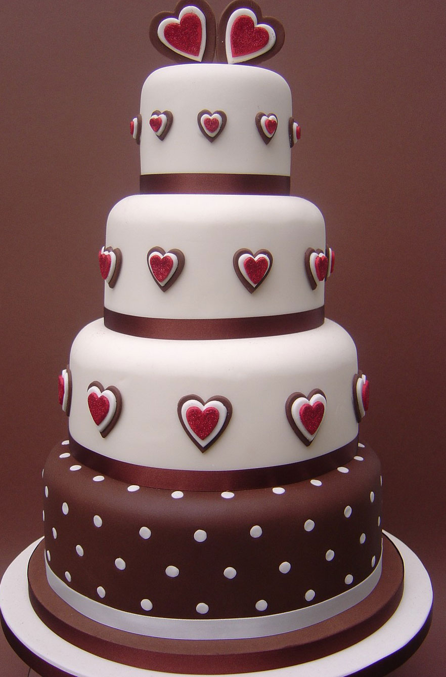 Valentine Wedding Cake Ideas