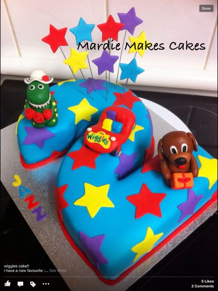 Wiggles Birthday Cake Wiggles Birthday Cake