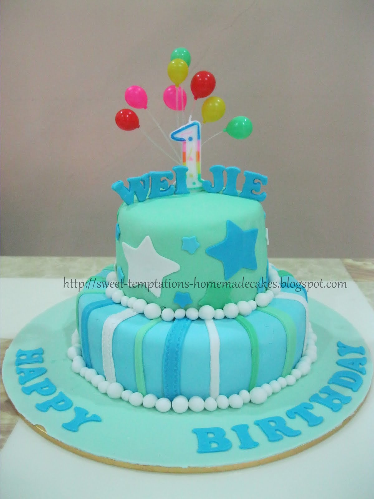 1 Year Old Boy Birthday Cake