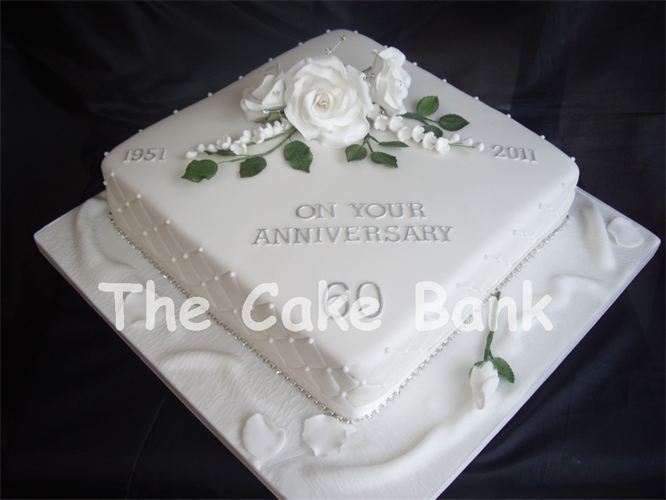 60th Wedding Anniversary Cake Ideas