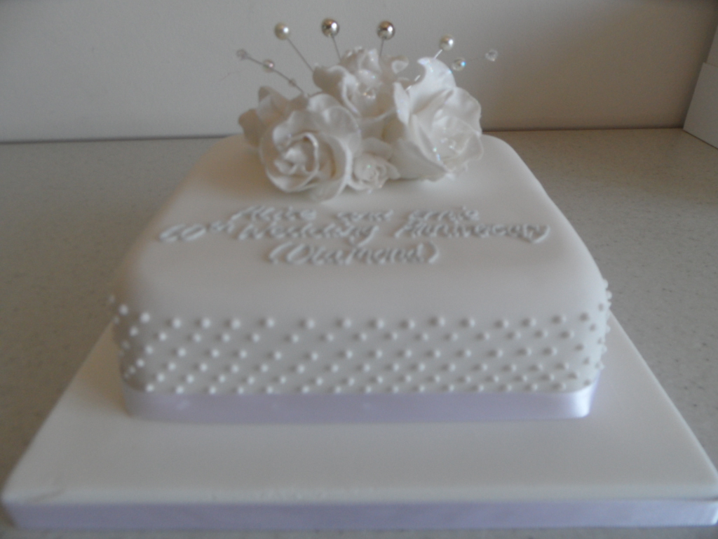 60th Wedding Anniversary Cake