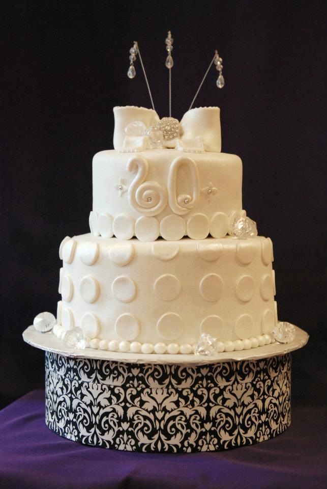 60th Wedding Anniversary Cake