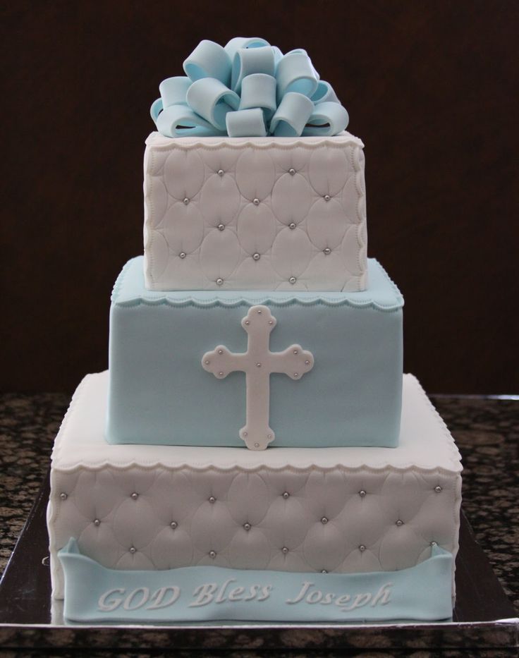 Baby Boy Baptism Cake Baby Boy Baptism Cake