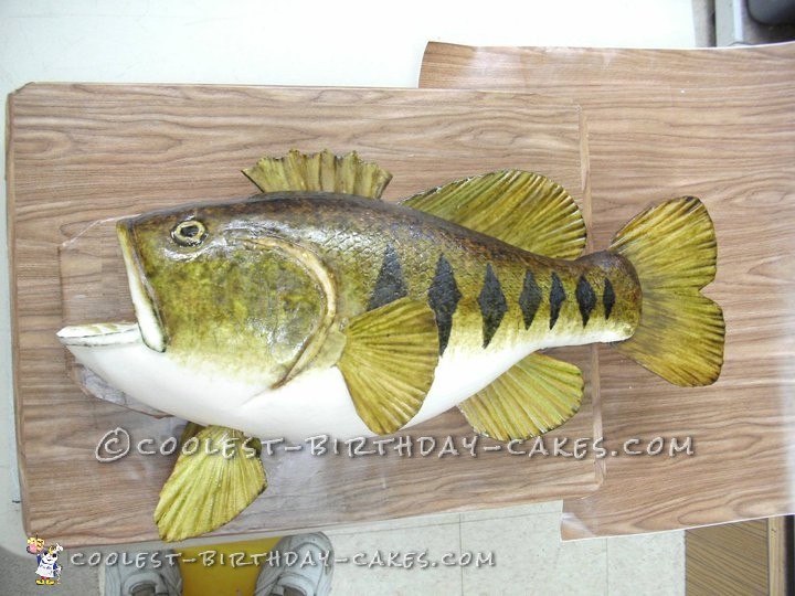Bass Fish Birthday Cake Bass Fish Birthday Cake