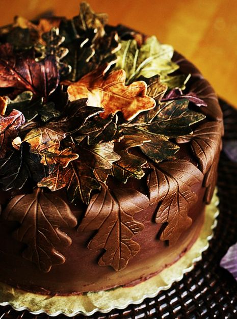 Beautiful Fall Cake Beautiful Fall Cake