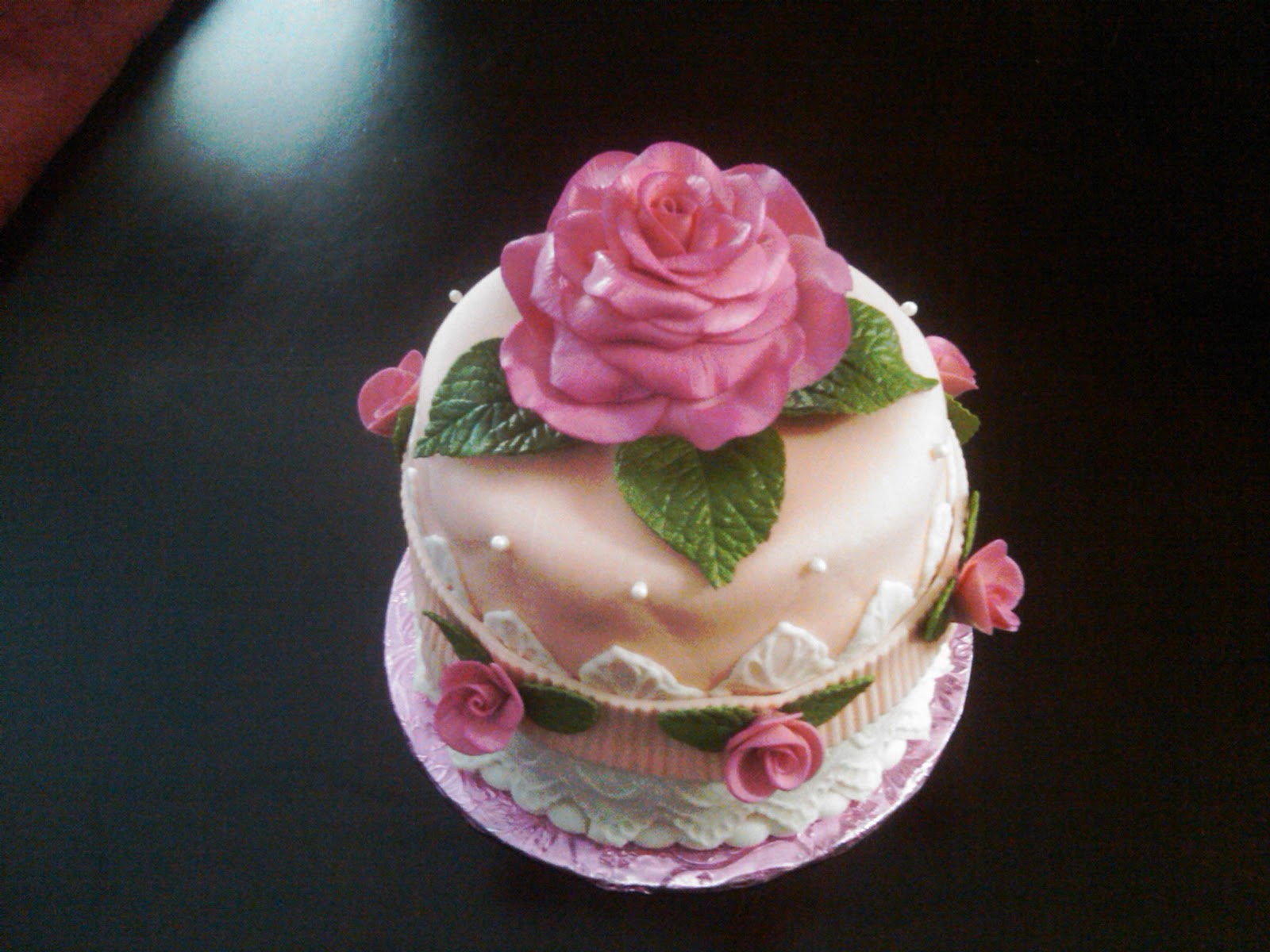 Birthday Cake with Roses Birthday Cake with Roses