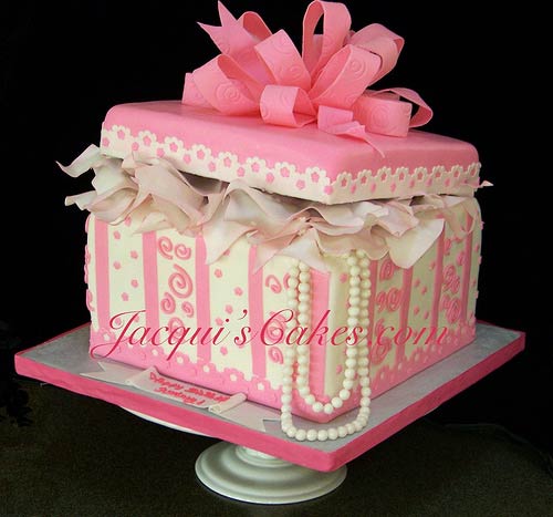 9 Photos of Tall Present Shaped Cakes 9 Photos of Tall Present Shaped Cakes