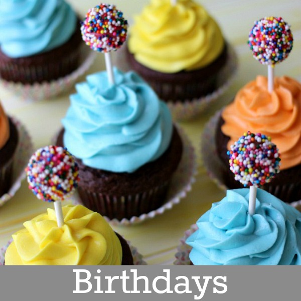 Birthday Cupcake Ideas