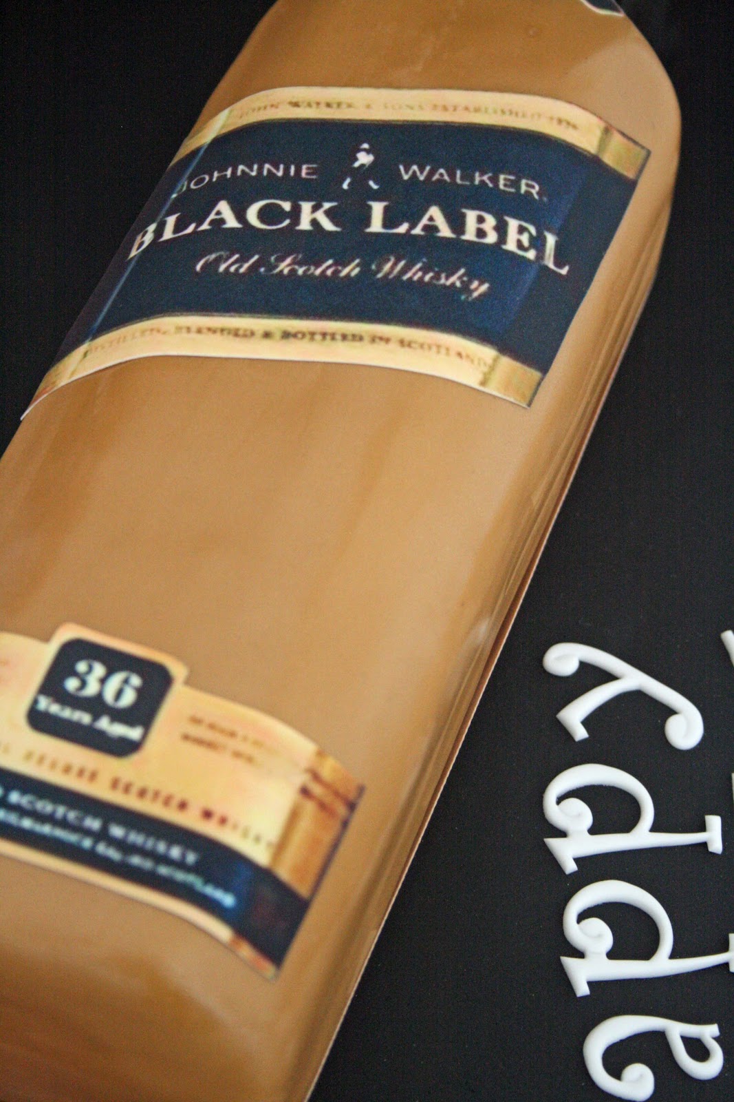 Blue Label Bottle Cake Blue Label Bottle Cake