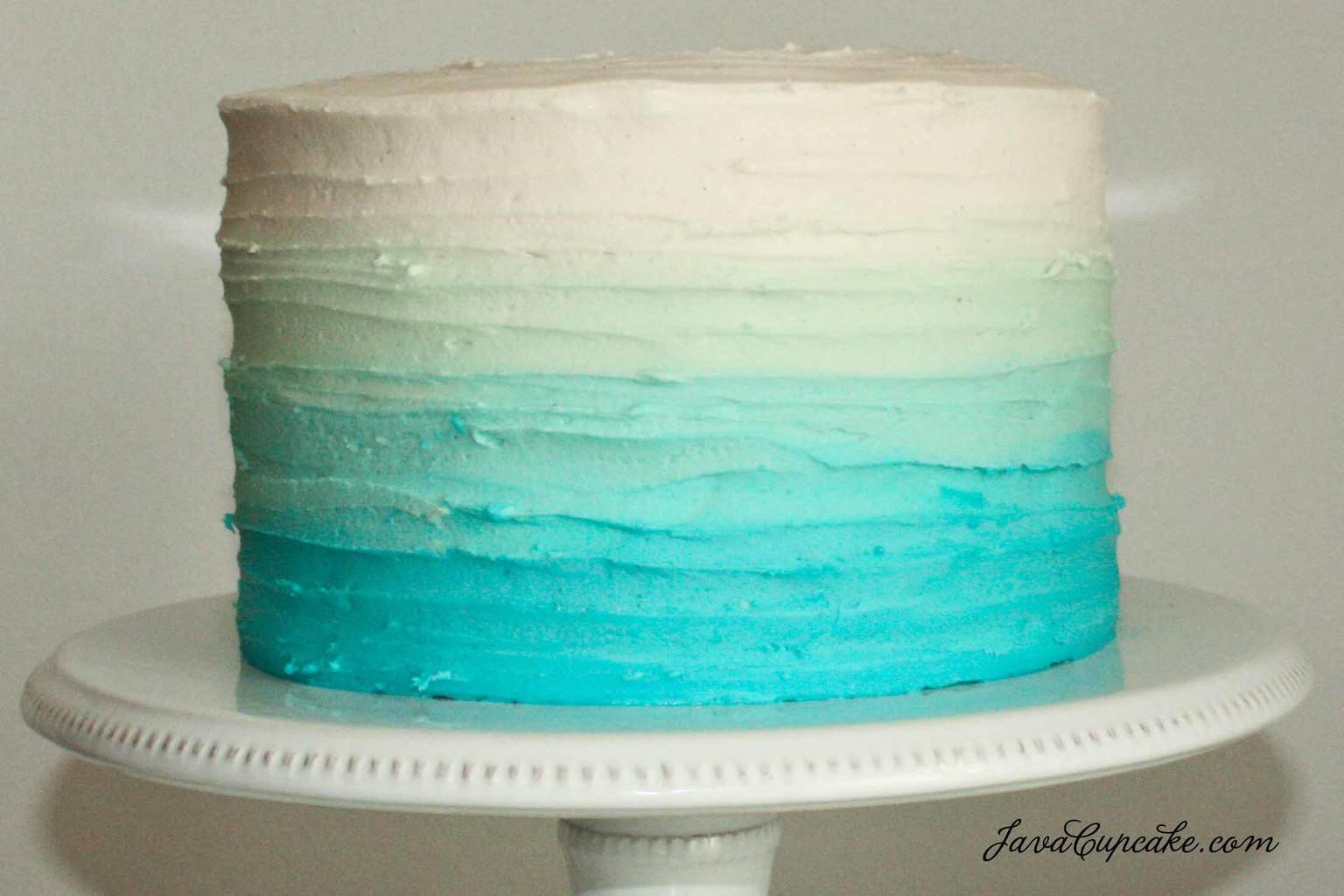 Blue Ombre Cake