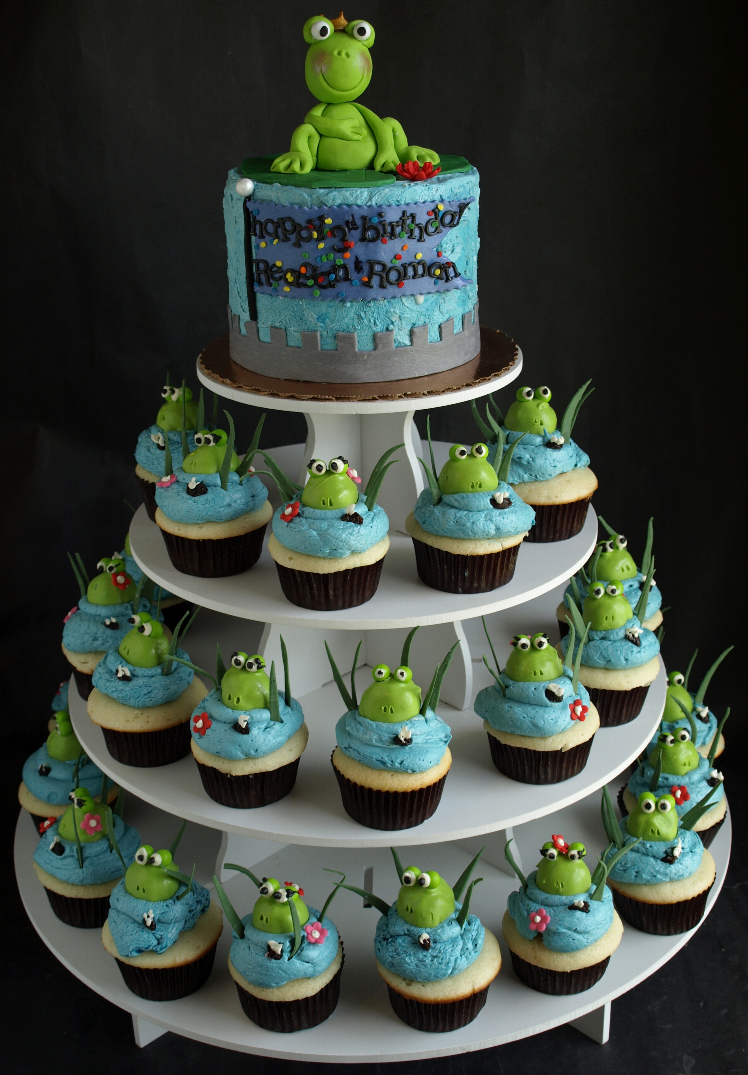 Boys Birthday Cupcake Cake Boys Birthday Cupcake Cake