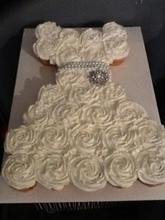 Bridal Shower Pull Apart Cupcake Cake Bridal Shower Pull Apart Cupcake Cake
