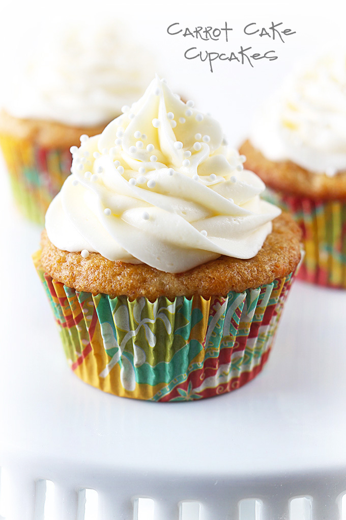Carrot Cake Cupcakes with Cream Cheese Icing Carrot Cake Cupcakes with Cream Cheese Icing