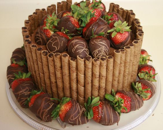 Chocolate Covered Strawberry Cake Chocolate Covered Strawberry Cake