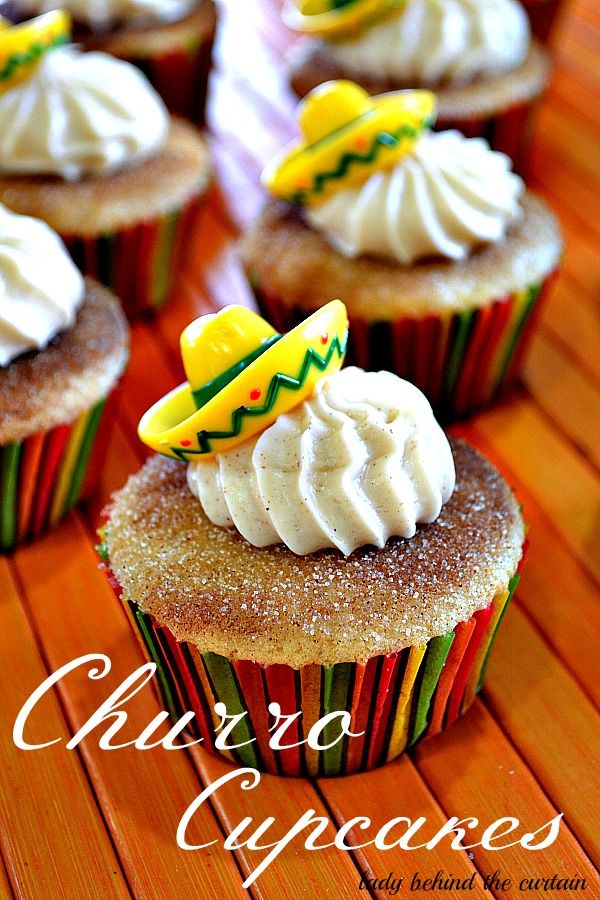 Cinco De Mayo Churro Cupcakes Cinco De Mayo Churro Cupcakes