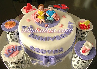 Couple Anniversary Cake Couple Anniversary Cake